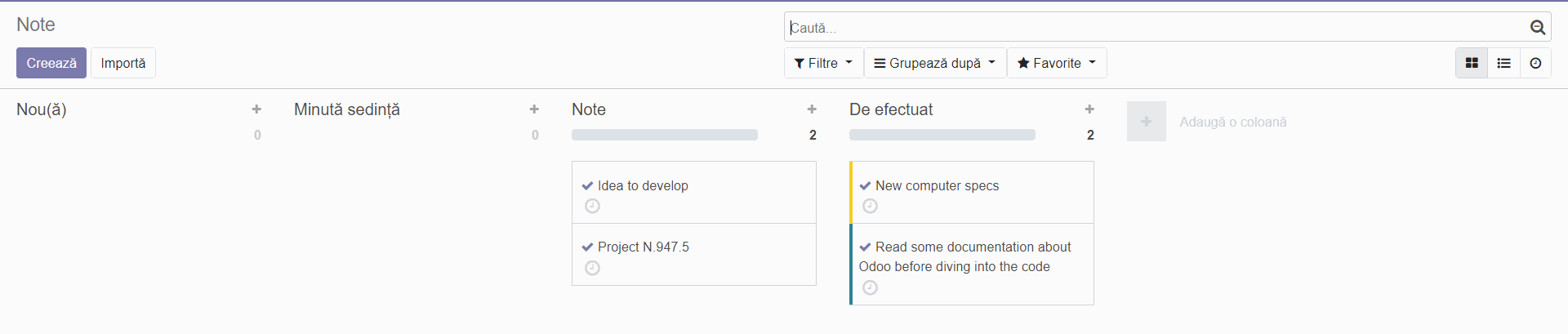 Odoo • Text and Image